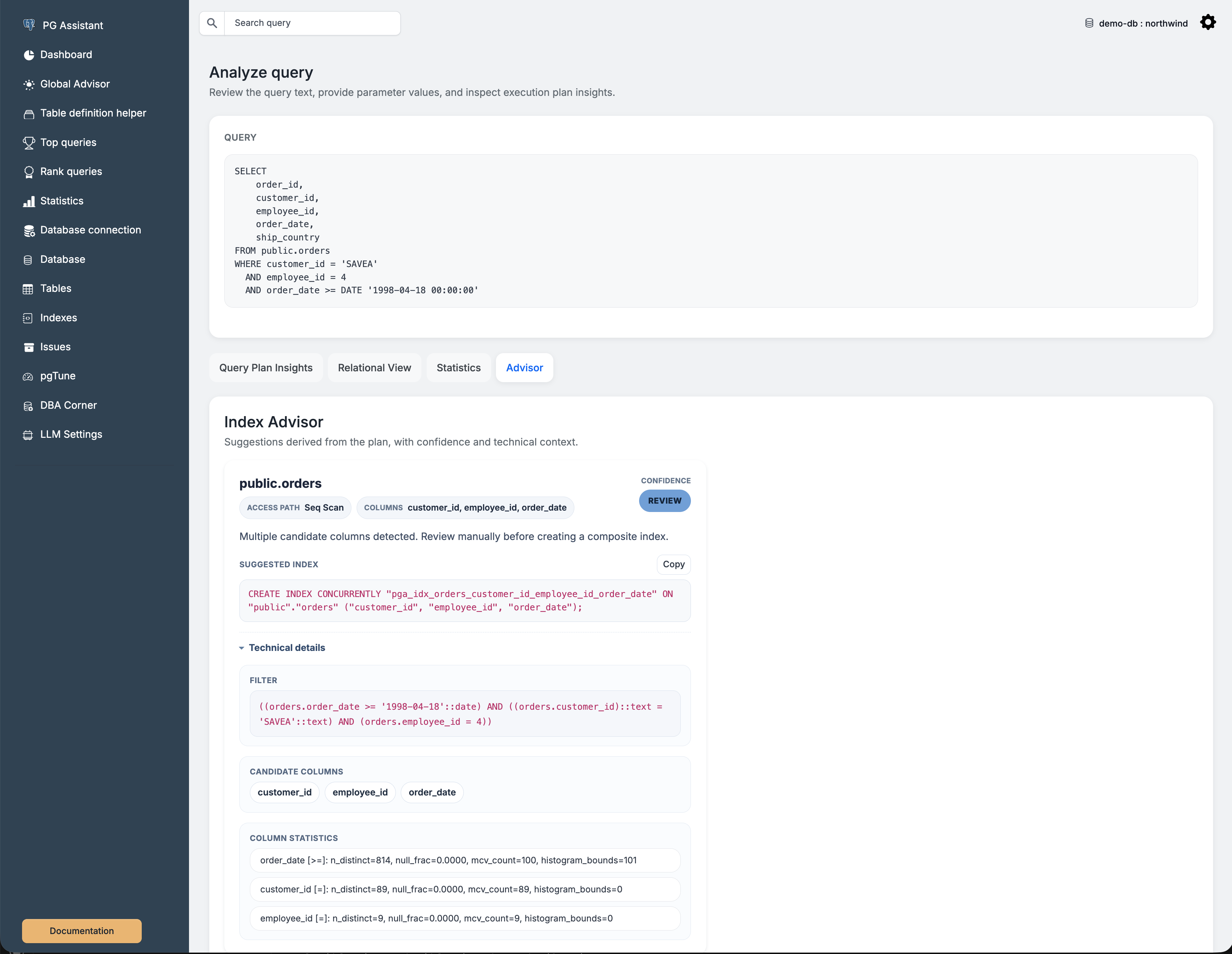 Index Advisor